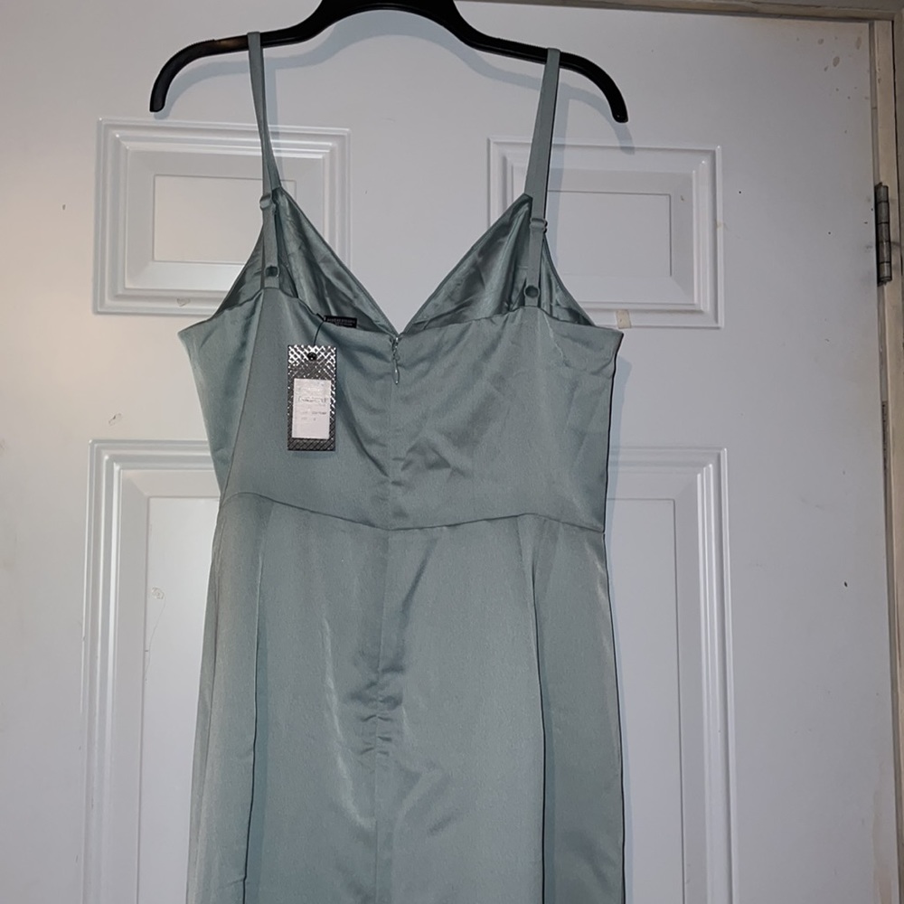 City Chic Soft Blue Ruffle Maxi Dress - Picture 8 of 14
